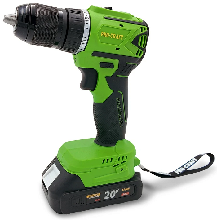 Autofiletanta cu acumulator PROCRAFT PA18LiN 14603, 0-600/0-2100 rpm, 50 Nm, 1 x Li-Ion 20 V DC, 2 Ah