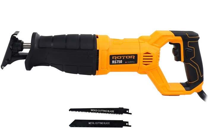 Fierastrau pendular tip sabie ROTOR RS750 14352, 750 W, 2800 rpm, lungime lama 28 mm, pentru lemn, otel, PVC