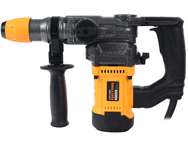 Ciocan rotorpercutor ROTOR RDH950 14351, 950 W, 800 rpm, SDS Plus, diametru max burghiu 26 mm, 2 x burghie, 1 x spit, 1 x dalta, 1 x mandrina