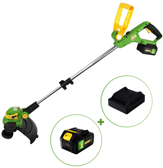 Trimmer cu acumulator PARTNER PRO PP8A227 14707, 8000 rpm, latime taiere 300 mm, tija reglabila, 1 x Li-Ion 20V, 4 Ah