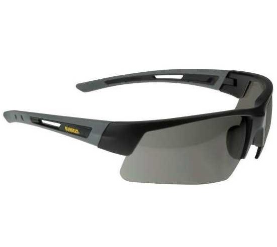 Ochelari de protectie DeWALT CrossCut DPG100-2D, lentile fumurii Wrap Wrap, din policarbonat, rezistenti la impact, protectie UV