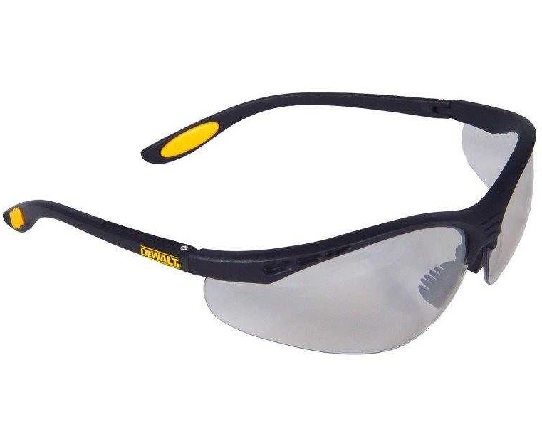 Ochelari de protectie DeWALT Reinforcer DPG58-9D, lentile transparente, din policarbonat, protectie UV, rezistenti la impact