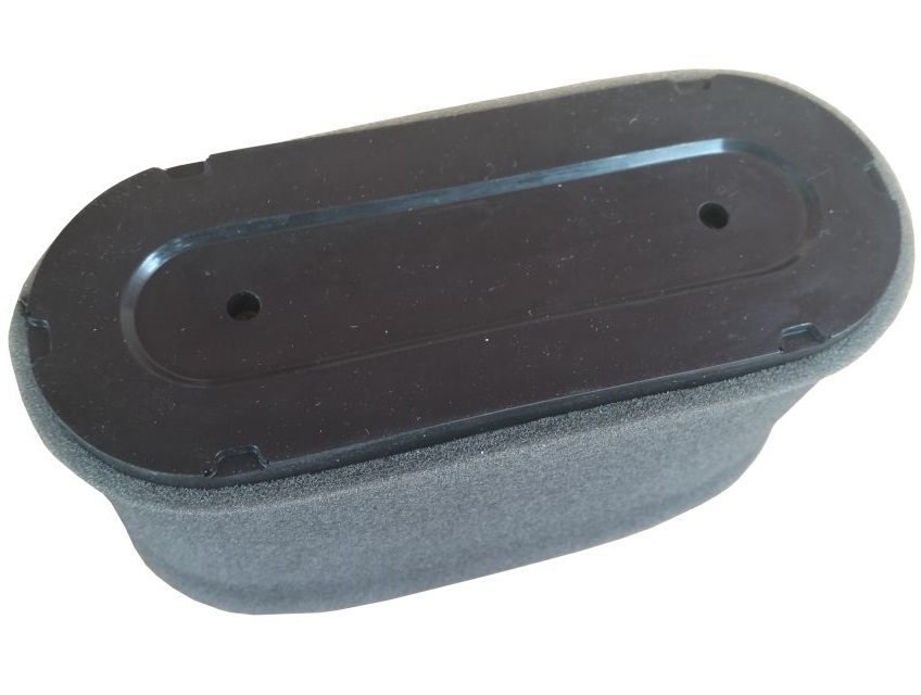 Filtru aer hartie cu prefiltru TEXAS 436552, oval, 165 x 80 x 83 mm, pentru tractor de tuns gazonul Texas Rider 7600E 3-in-1