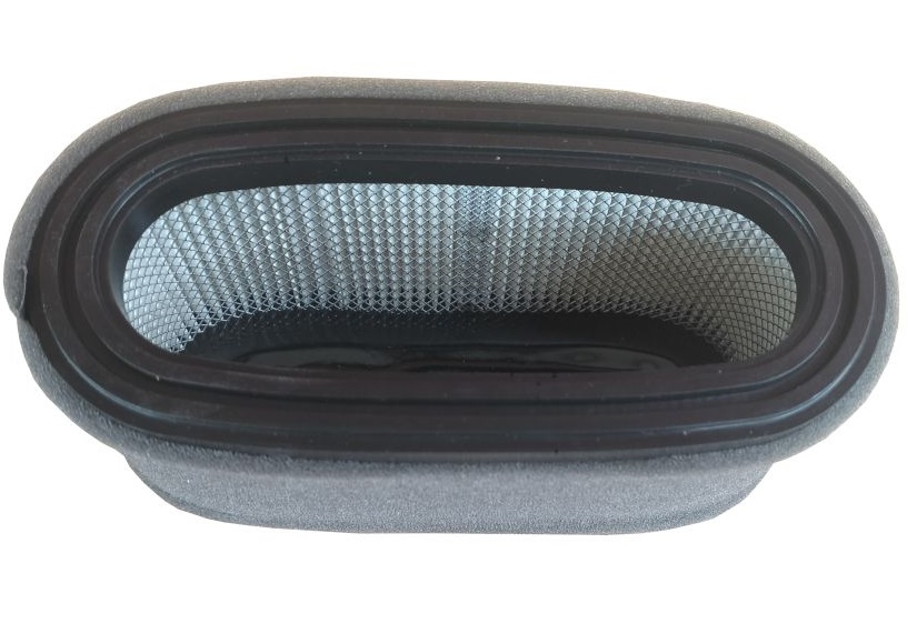 Filtru aer hartie cu prefiltru TEXAS 436552, oval, 165 x 80 x 83 mm, pentru tractor de tuns gazonul Texas Rider 7600E 3-in-1