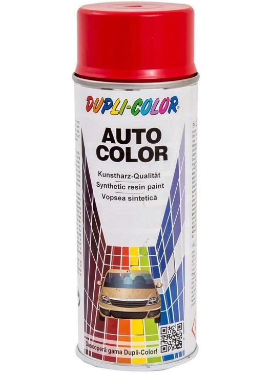 Spray vopsea auto DUPLI-COLOR 021C 350451, rosu passion, 350 ml