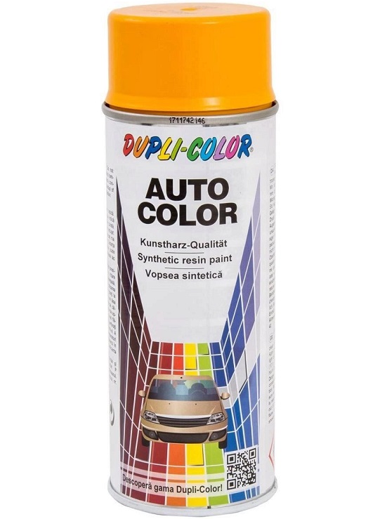 Spray vopsea auto DUPLI-COLOR 041A 350450, galben sport, 350 ml