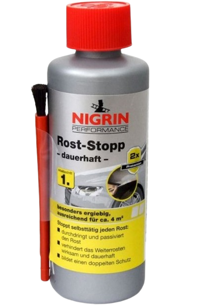 Solutie de protectie impotriva ruginirii NIGRIN Rost-Stopp 74049, cu pensula, 200 ml