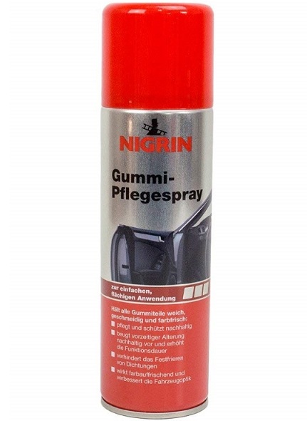 Spray solutie pentru intretinerea elementelor din cauciuc NIGRIN Gummi-Pflegespray 74056, 250 ml