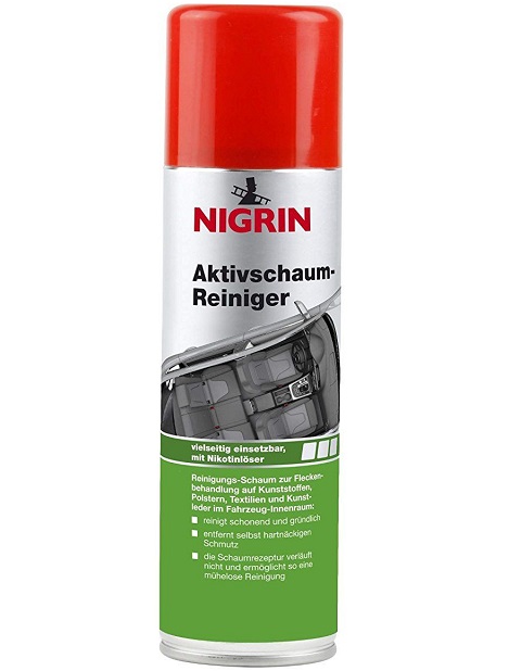Spray pentru curatat tapiteria NIGRIN Aktivschaum-Reiniger 74188, cu spuma activa, 500 ml