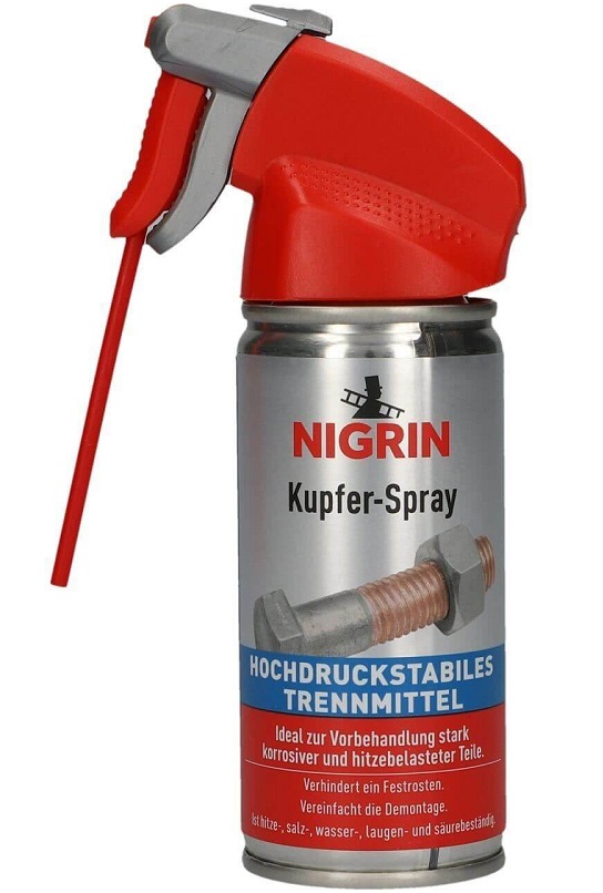 Spray cupru NIGRIN Kupfer-Spray 72244, eficient pana la 1000 grade, 100 ml