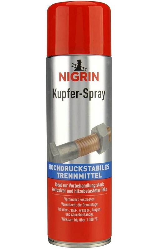 Spray cupru NIGRIN Kupfer-Spray 72261, eficient pana la 1000 grade, 500 ml