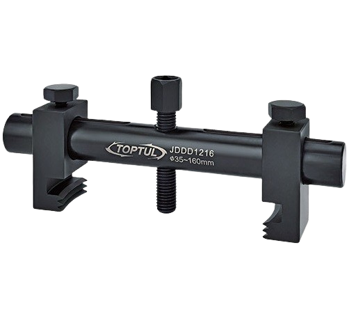 Extractor pentru roti de antrenare TOPTUL JDDD1216, deschidere maxima 35-160 mm, adancime prindere 27.5 mm, antrenor cheie 17 mm