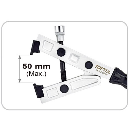 Cleste pentru coliere metalice TOPTUL Heavy Duty CV JEAE0628, deschidere maxima 50 mm, lungime 278 mm