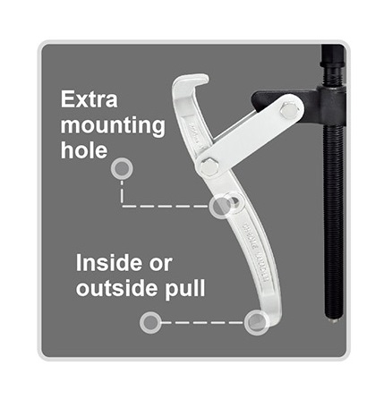 Extractor cu 3 gheare pentru rulmenti TOPTUL JJAL0304, deschidere maxima 50-100 mm, capacitate tragere 5 tone