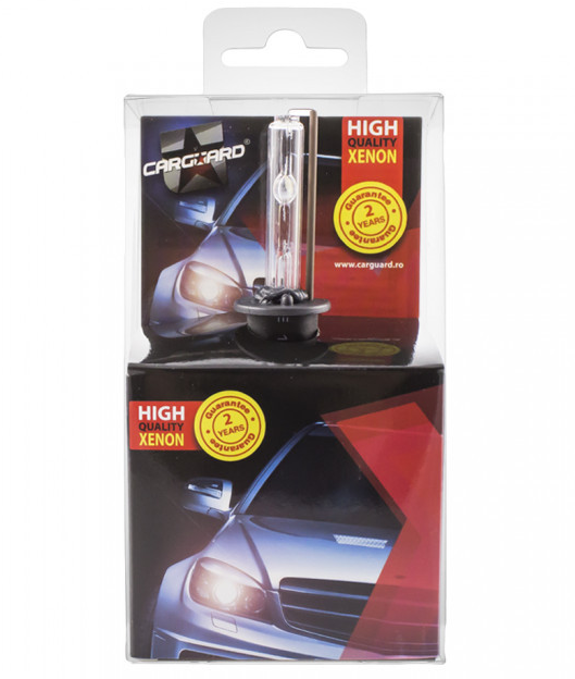 Bec xenon CARGUARD BXH15000K, H1, 12V, 35W, 3500 K, +20 Extra Power