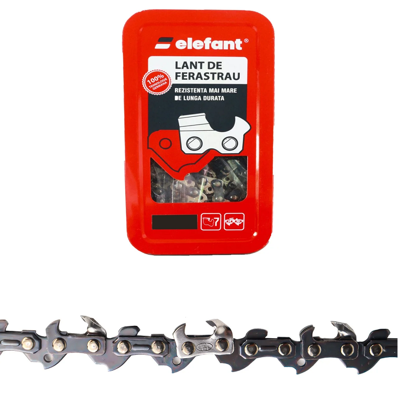 Lant pentru drujba ELEFANT 13698, pas lant 3/8 Low Profile, grosime 1.3 mm, 59 pinteni, 29+ dinti