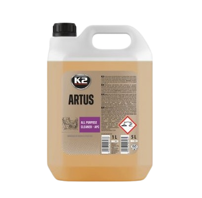 Solutie concentrata universala pentru curatat plastic, cauciuc si piele artificiala K2 ARTUS M230, volum 5 litri