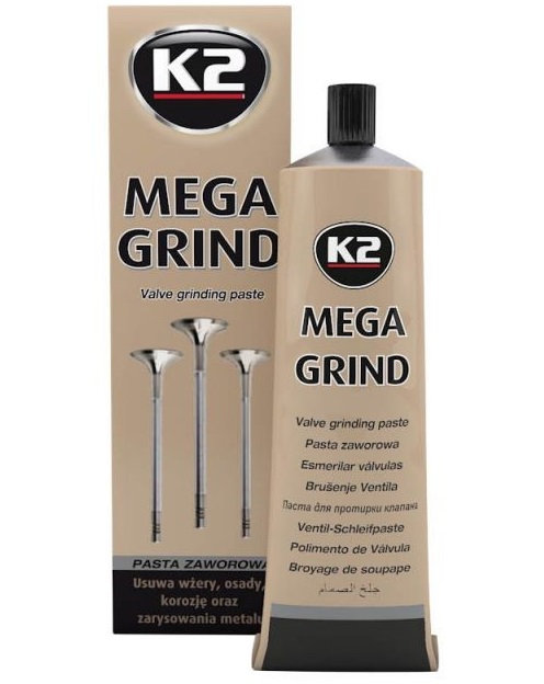 Pasta pentru slefuit supape K2 MEGA GRIND W160, tub 100 grame