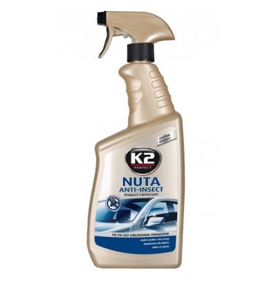 Solutie pentru curatat urme insecte K2 NUTA ANTI-INSECT K117, recipient cu pulverizator, 700 ml