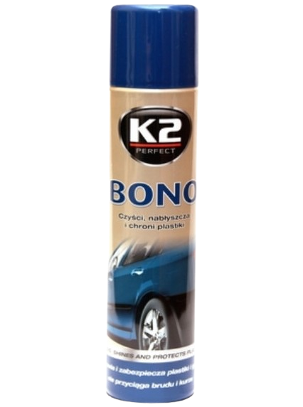 Spray luciu si protectie pentru bandouri si plastic K2 BONO K150, 300 ml