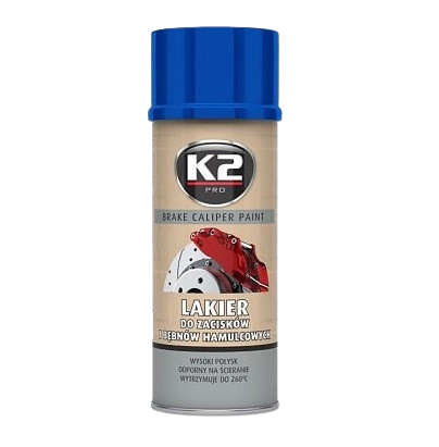 Spray vopsea pentru etriere frana K2 BRAKE CALIPER PAINT L346NI, albastru