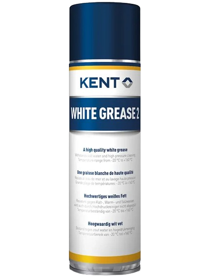 Spray vaselina semitransparenta cu calciu KENT WHITE GREASE2 50071, 500 ml