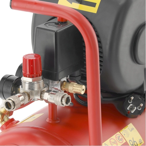 Compresor de aer YATO YT-23300, 1500 W, debit 200 l/min, 8 bar, 2850 rpm, butelie 24 litri, cu ulei
