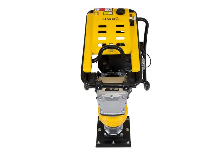 Mai compactor STAGER SG80LC PACSG80LCLT504, 80 kg, motor termic Loncin LC168F-2H, benzina, plus cadou aparat de spalat cu jet ProGarden LT504-1800C
