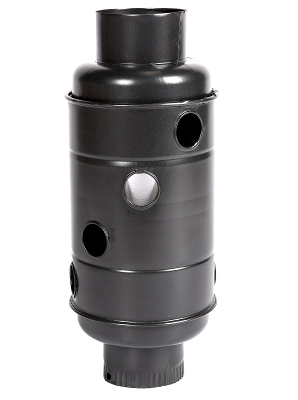 Burlan recuperator caldura MICUL FERMIER MF-EI1016-G01, rotund, diametru 120 mm, gri mat