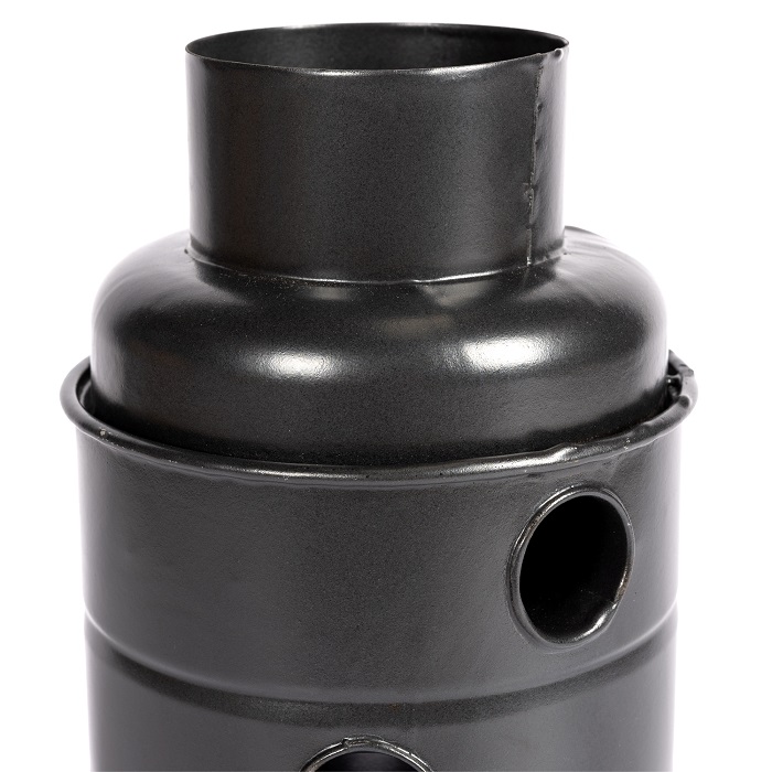 Burlan recuperator caldura MICUL FERMIER MF-EI1016-G01, rotund, diametru 120 mm, gri mat