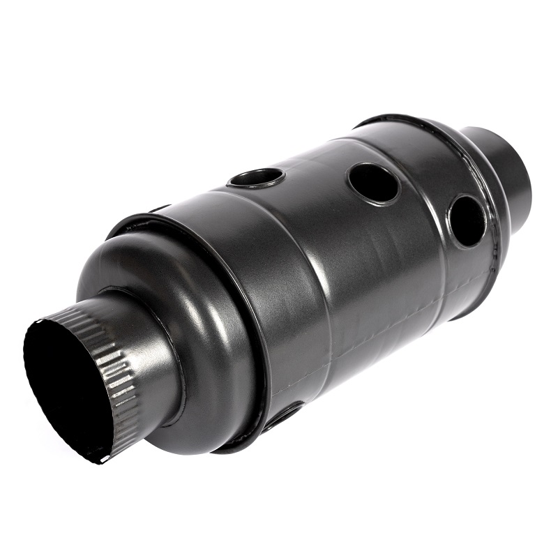 Burlan recuperator caldura MICUL FERMIER MF-EI1016-G01, rotund, diametru 120 mm, gri mat