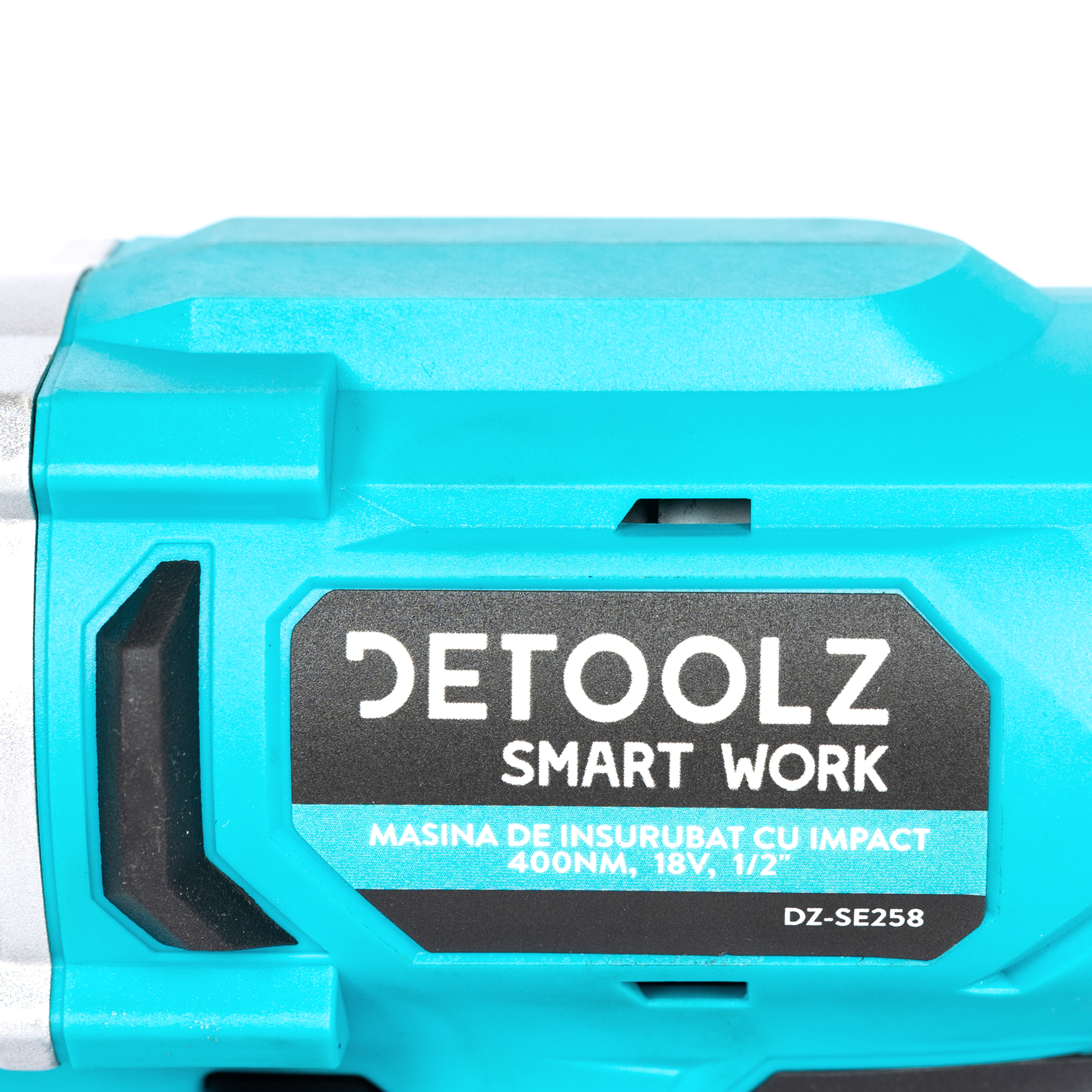 Masina de insurubat cu impact DETOOLZ DZ-SE258, 18V, 100/150/200/300/400 Nm, 3000 bpm, 2300 rpm, Li-ion, fara acumulator, fara incarcator