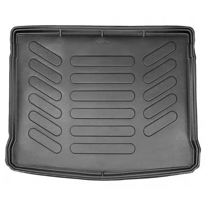 Tavita portbagaj auto UMBRELLA 119105, cauciuc TPE, negru, pentru Ford Focus 4, sedan, roata de rezerva subtire, 2018-