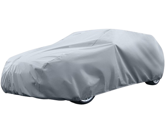 Husa, prelata auto pentru exterior MEGA DRIVE 10024, 385 x 160 x 120 cm, marimea M, impermeabila, fixare cu sfoara, gri