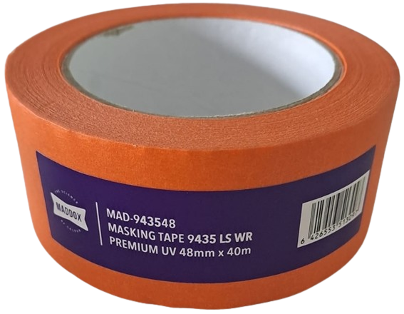 Banda de mascare MADDOX 9435 LS WR Premium UV Masking Tape MAD-943548, 48 mm X 40 metri