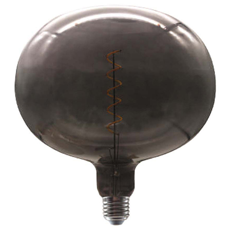 Bec LED cu filament V-TAC SKU-8057, E27, 4 W, 2200 K, alb cald, sticla neagra