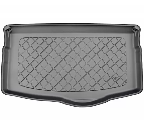 Tavita portbagaj auto UMBRELLA 119116, cauciuc TPE, negru, pentru Volkswagen T-CROSS, cu podea inalta, 2019-