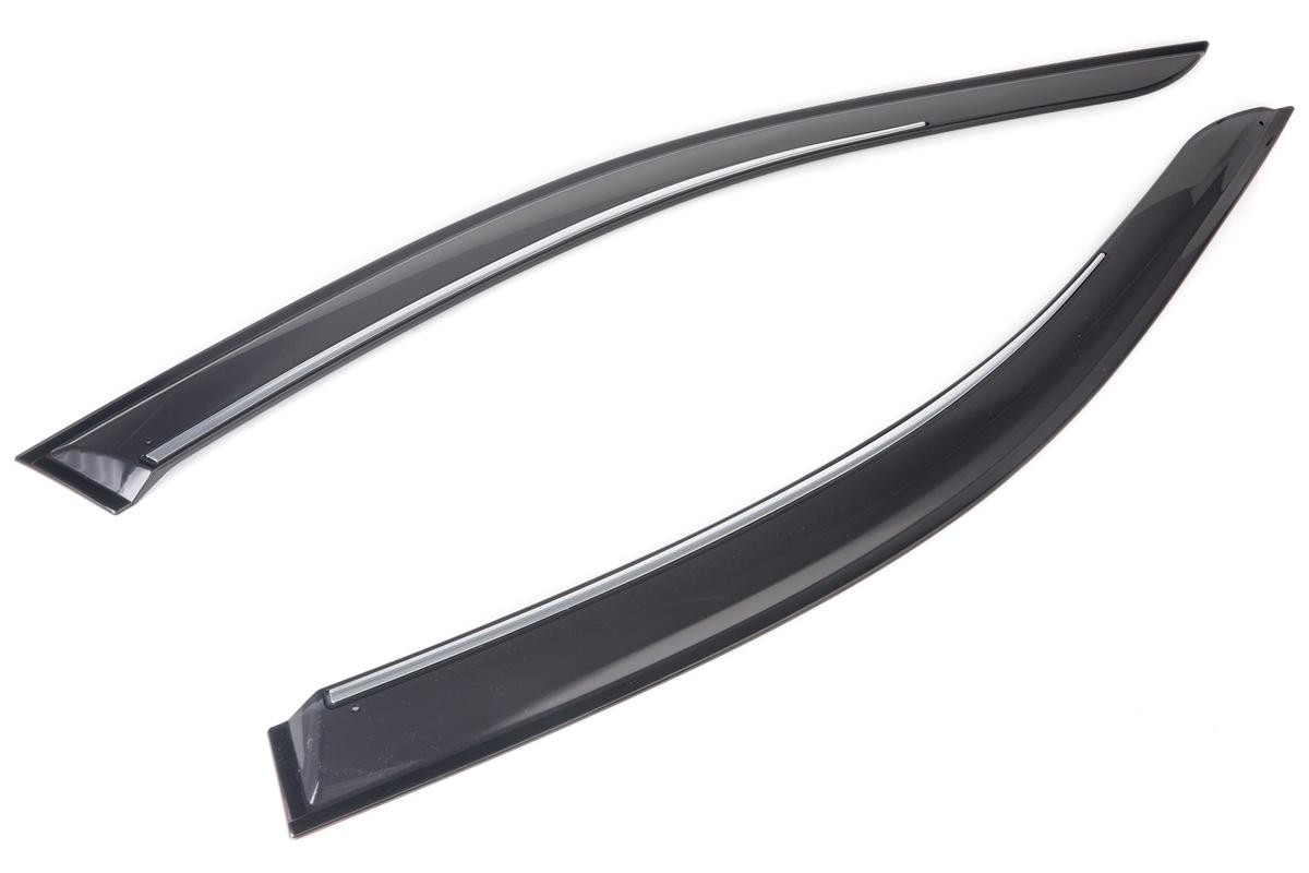 Set 2 paravanturi auto fumurii CLIMAIR 003P0252, partea montare fata, pentru Suzuki SCross, 2022-