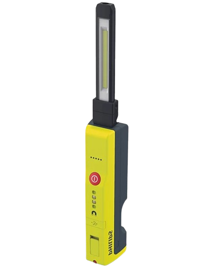 Lampa de lucru cu LED PHILIPS Xperion 6000 Slim X60SLIMX1, 5W, 180-500 lumeni, IP54, 3.7V, 2600 mAh, alimentare USB-C