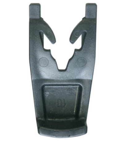 Set 6 clipsuri RESTAGRAF 11319, 7 mm, din plastic, negru, pentru geamuri culisante