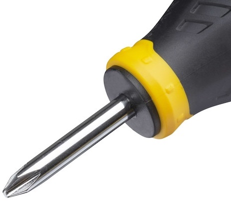 Surubelnita STANLEY Essential Stubby 0-60-329, profil pozidrive, tija PZ2 x 30 mm
