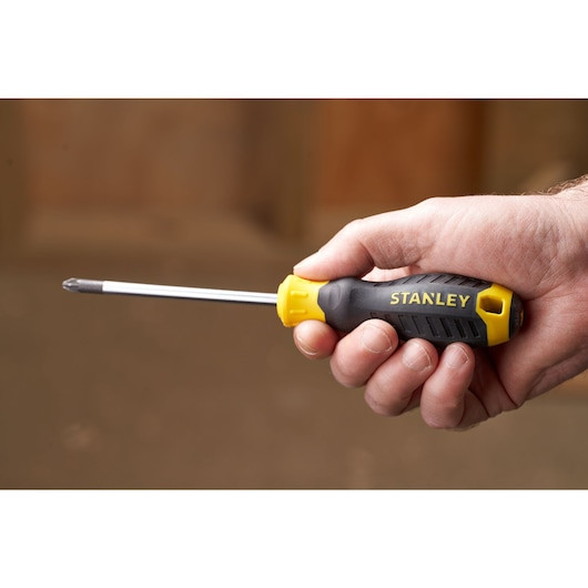 Surubelnita STANLEY Cushion Grip 1-61-630, profil pozidrive, tija PZ2 x 100 mm