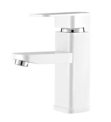Baterie pentru baie PLAMIX Kub-001 14569, monocomanda, conexiune cu piulita, din termoplastic, negru, fara racorduri
