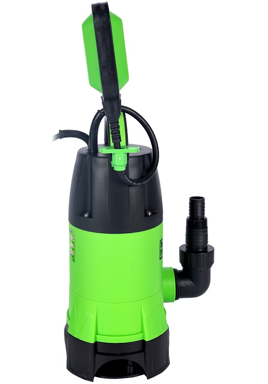 Pompa pentru apa murdara cu tocator si plutitor MICUL FERMIER MF-PS1003-S001-G01, 750W, debit 14400 l/h, inaltime pompare 7.5 m, din plastic