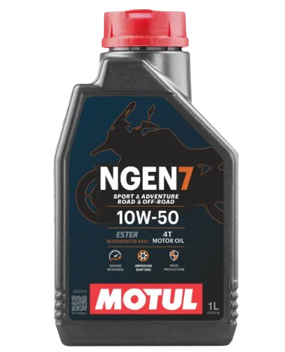 Ulei motor moto MOTUL NGEN 7 10W50 4T 111822, volum 1 litru, sintetic