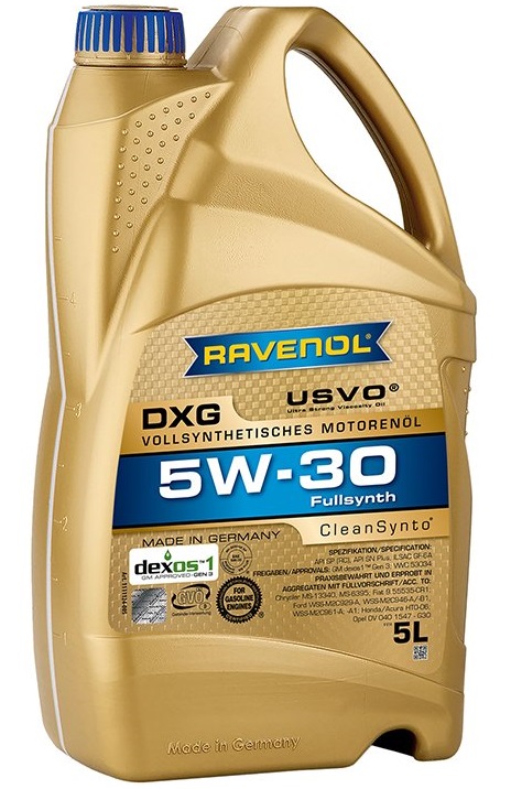 Ulei motor RAVENOL DXG 5W30 USVO 1111124-005, volum 5 litri, full sintetic