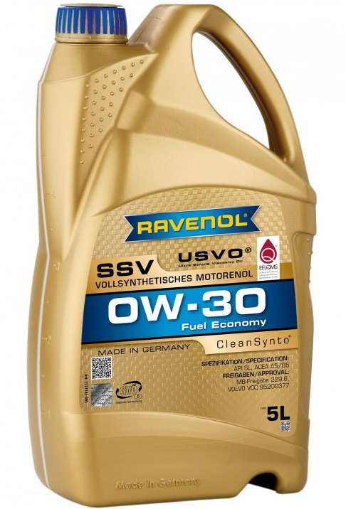 Ulei motor RAVENOL SSV Fuel Economy 0W30 USVO 1111145-005, volum 5 litri, full sintetic