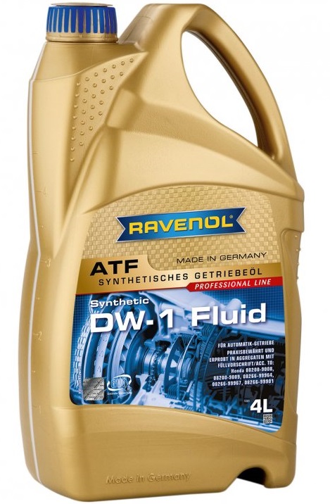 Ulei transmisie automata RAVENOL ATF DW-1 Fluid 1211125-004, volum 4 litri, sintetic