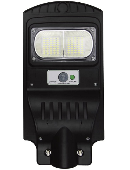 Corp iluminat stradal LED VARGO V-116790, 40W, 6500K, lumina rece, IP65, cu panou solar si senzor de miscare