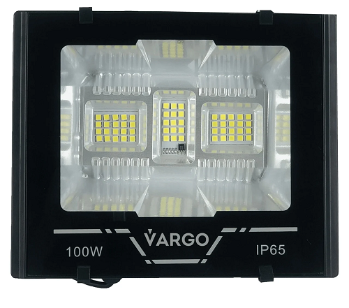 Proiector LED cu panou solar si telecomanda VARGO V-117924, 100W, 6500K, lumina rece, IP65